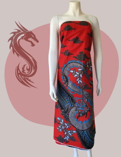 asian batik dragon