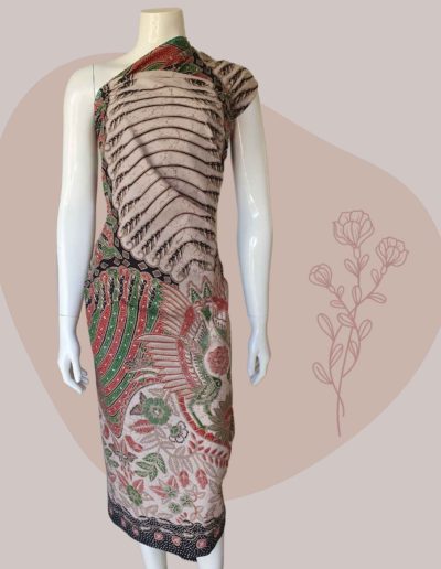indonesian batik fabric nude