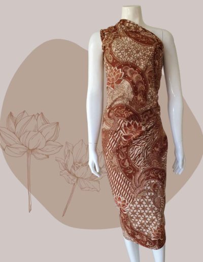 lotus java batik